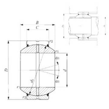 plain bushings bearings GE 15GS-2RS IKO