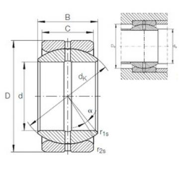 plain bushings bearings GE 57 ZO INA