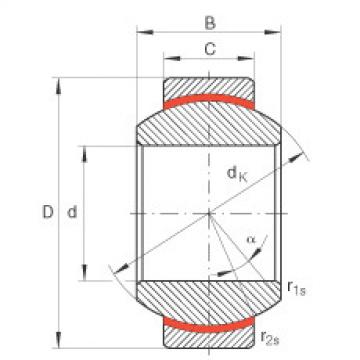 plain bushings bearings GE20-FW INA