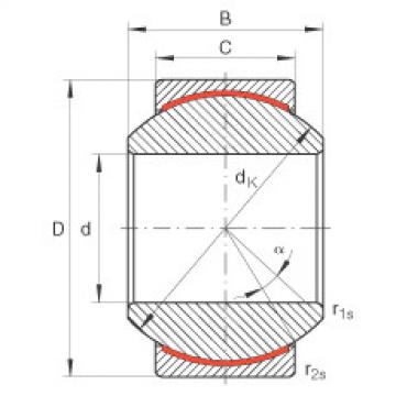 plain bushings bearings GE12-PW INA