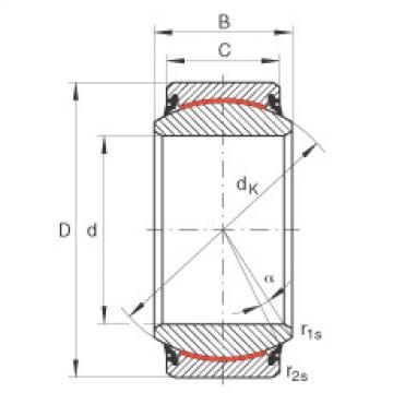 plain bushings bearings GE240-UK-2RS INA