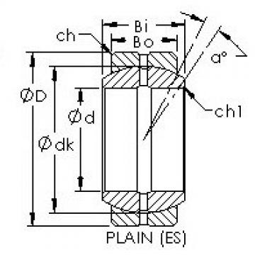 plain bushings bearings GE100ES AST