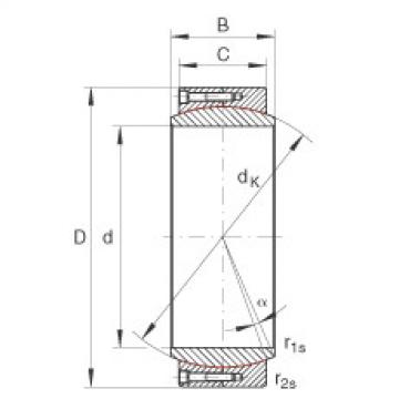 plain bushings bearings GE320-DW INA