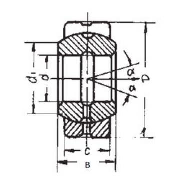 plain bushings bearings GE17ES FBJ