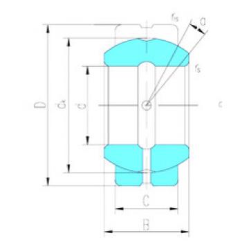 plain bushings bearings GE120ES LS