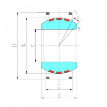 plain bushings bearings GE110XF/Q LS