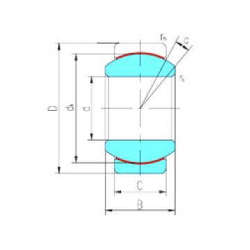 plain bushings bearings GE100ET-2RS LS