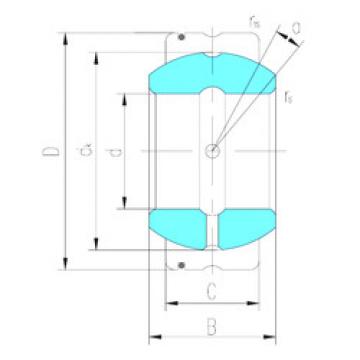 plain bushings bearings GE45XS/K LS