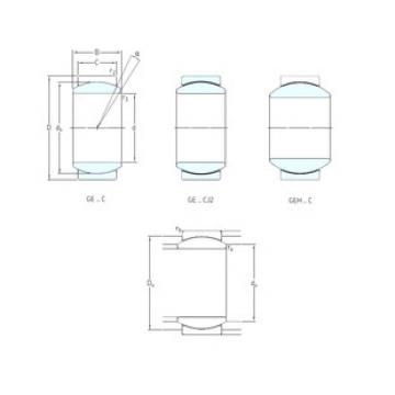 plain bushings bearings GE100TXG3A-2LS SKF