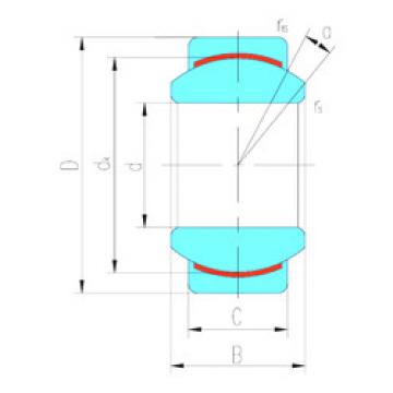 plain bushings bearings GE10C LS