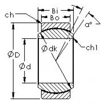 plain bushings bearings GE40ET/X AST