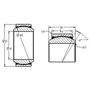 plain bushings bearings GE17ET/X-2RS AST