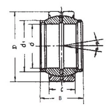 plain bushings bearings GEC340XS FBJ