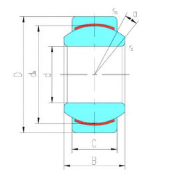 plain bushings bearings GEBJ20C LS