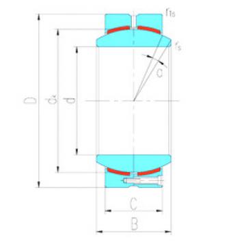 plain bushings bearings GEC530HC LS