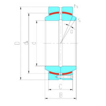 plain bushings bearings GEC320HCS LS