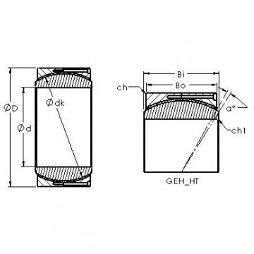 plain bushings bearings GEC340HT AST