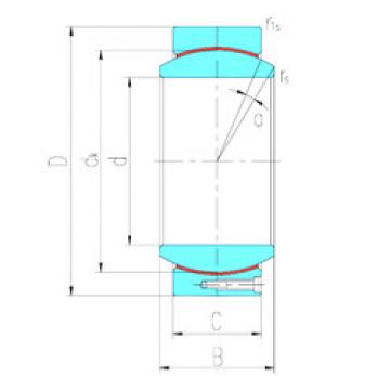 plain bushings bearings GEC460HT LS