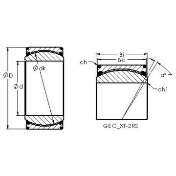 plain bushings bearings GEC360XT-2RS AST