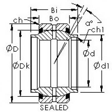 plain bushings bearings GEEM90ES-2RS AST