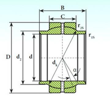 plain bushings bearings GEEW 250 ES ISB