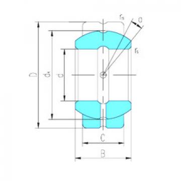 plain bushings bearings GEF150ES LS