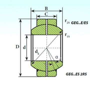 plain bearing lubrication GEG 60 ES 2RS ISB