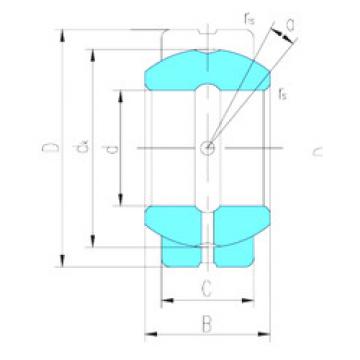 plain bushings bearings GEG220ES-2RS LS