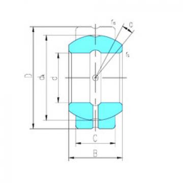 plain bushings bearings GEGZ114ES-2RS LS