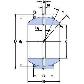 plain bushings bearings GEH 100 ES-2RS SKF