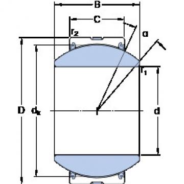 plain bushings bearings GEH 100 TXG3A-2LS SKF