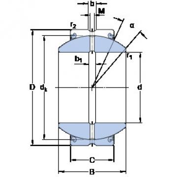 plain bushings bearings GEH 60 ES-2LS SKF