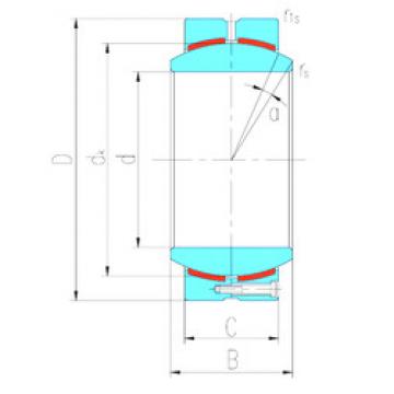 plain bushings bearings GEH160HC LS