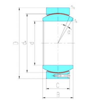 plain bushings bearings GEH140HT LS