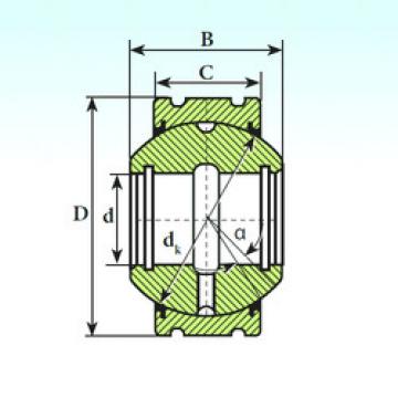 plain bushings bearings GEK 40 XS 2RS ISB