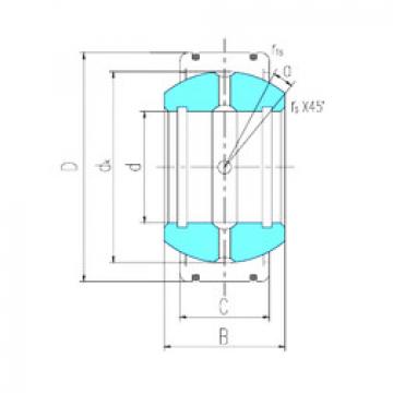 plain bushings bearings GEK25XS-2RS LS