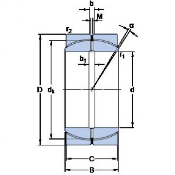 plain bushings bearings GEP 120 FS SKF