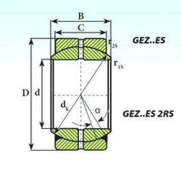 plain bushings bearings GEZ 107 ES ISB