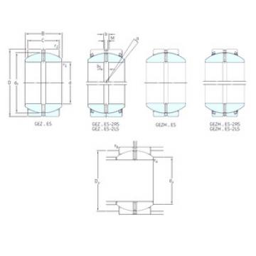 plain bushings bearings GEZ010ES SKF