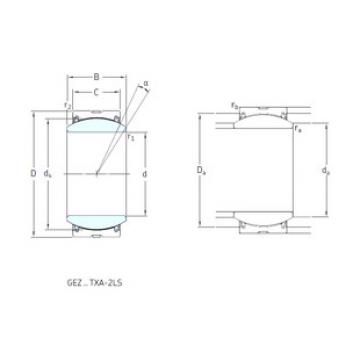 plain bushings bearings GEZ312TXE-2LS SKF