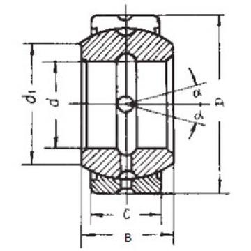 plain bushings bearings GEZ127ES-2RS FBJ