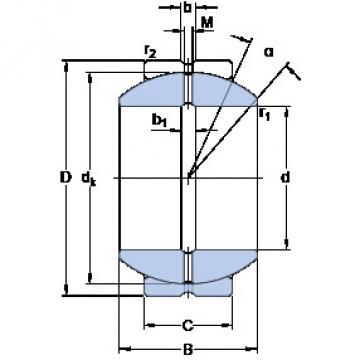 plain bushings bearings GEZH 300 ES SKF