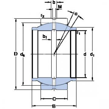 plain bushings bearings GEZM 014 ES SKF