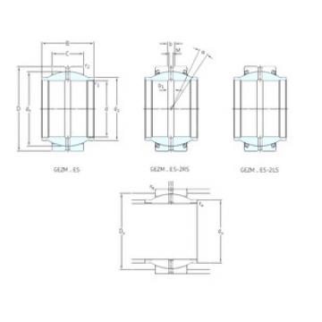 plain bushings bearings GEZM212ES SKF