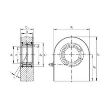 plain bushings bearings GF 30 DO INA