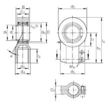 plain bushings bearings GIHN-K 100 LO INA