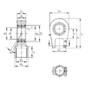 plain bushings bearings GIHRK 110 DO INA