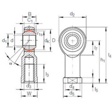 plain bushings bearings GIKFL 6 PW INA