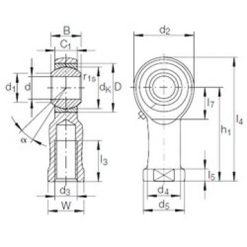 plain bushings bearings GIKFL 12 PB INA