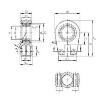 plain bushings bearings GIHRK 25 DO INA